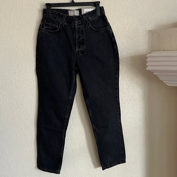 Everlane The Curvy 90's Cheeky Jeans Washed Black Sz 27 - Picture 3 of 7